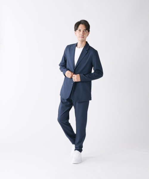 Enjouemen(エンジョウメン)の「8WAYストレッチテーラドJKTセットアップ(セットアップ・メンズ・ブラック/ネイビー・LARGE/X-LARGE/XX-LARGE/MEDIUM)」の13枚目の写真