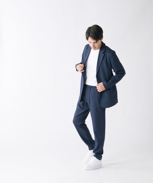 Enjouemen(エンジョウメン)の「8WAYストレッチテーラドJKTセットアップ(セットアップ・メンズ・ブラック/ネイビー・LARGE/X-LARGE/XX-LARGE/MEDIUM)」の19枚目の写真