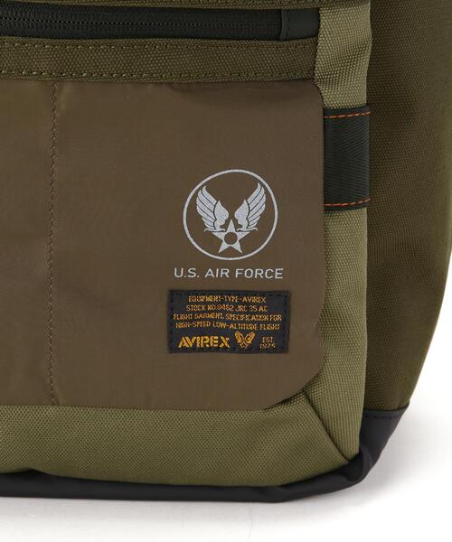 AVIREX(アヴィレックス)の「REGLESS DAYPACK / デイパック / AVIREX / アヴィレックス(バックパック/リュック・メンズ・ブラック/オリーブ系・F)」の12枚目の写真