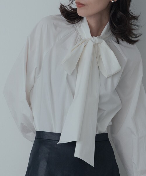 セール】タイプライター2Wayボウタイブラウス（シャツ/ブラウス