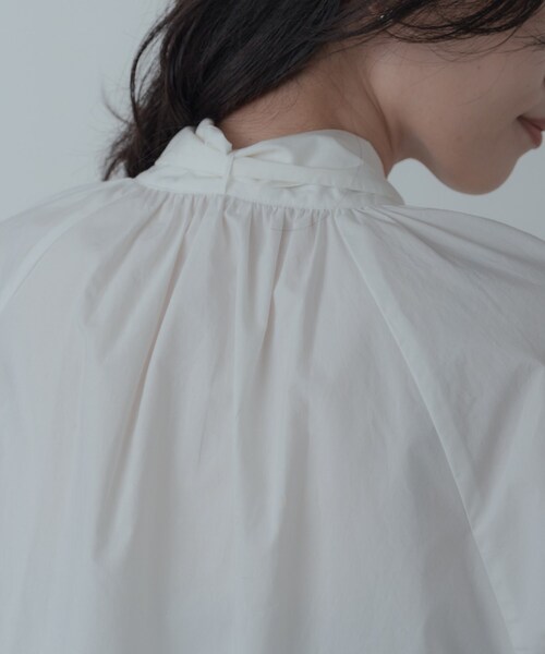 GALLEST（ギャレスト）の「タイプライター2Wayボウタイブラウス（シャツ/ブラウス・レディース・ブラック/カーキ/ホワイト・38/34）」の4枚目の写真