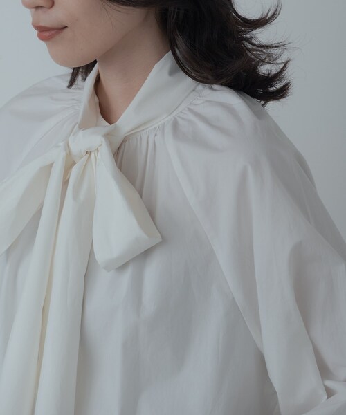 セール】タイプライター2Wayボウタイブラウス（シャツ/ブラウス