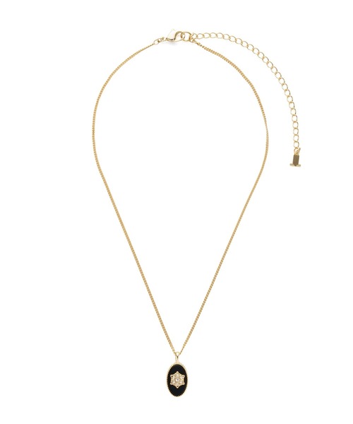 LANVIN en Bleu(ランバンオンブルー)の「オーバルモチーフ ネックレス(ネックレス・レディース・ブラック・40cm)」の8枚目の写真