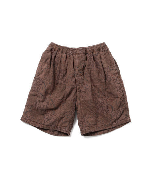 BEAMS PLUS(ビームスプラス)の「BEAMS PLUS / バティック柄 パッチワーク ショーツ(その他パンツ・メンズ・ブラウン/ネイビー・X-LARGE/LARGE/MEDIUM/SMALL)」の4枚目の写真