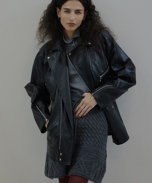 アメリ ライダースジャケット SCOTTISH CHIBI RIDERS JK アメリ ライダースジャケット SCOTTISH CHIBI RIDERS JK