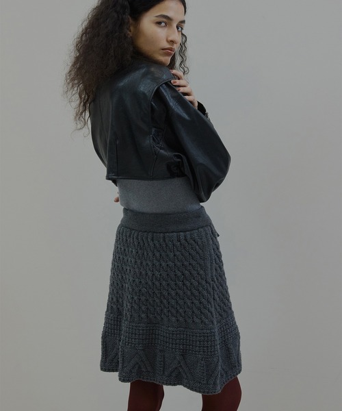 Ameri（アメリ）の「MANY WAY RIDERS JACKET（ライダースジャケット・レディース・ブラウン/ブラック・FREE）」の8枚目の写真