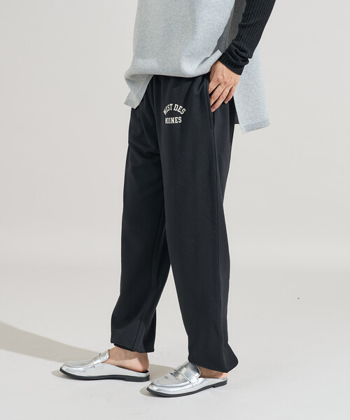 FREAK'S STORE(フリークスストア)の「限定展開 ロゴ スウェットパンツ(スウェットパンツ・レディース・ネイビー/ライトグレー/ブラック・フリ-)」の2枚目の写真