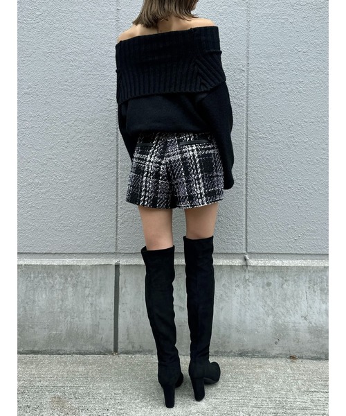 EGOIST(エゴイスト)の「ラメツイードショートパンツ(その他パンツ・レディース・ブラック・S/M)」の15枚目の写真