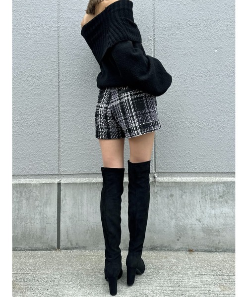 EGOIST(エゴイスト)の「ラメツイードショートパンツ(その他パンツ・レディース・ブラック・S/M)」の16枚目の写真
