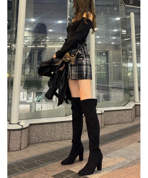 EGOIST(エゴイスト)の「ラメツイードショートパンツ(その他パンツ・レディース・ブラック・S/M)」の17枚目の写真