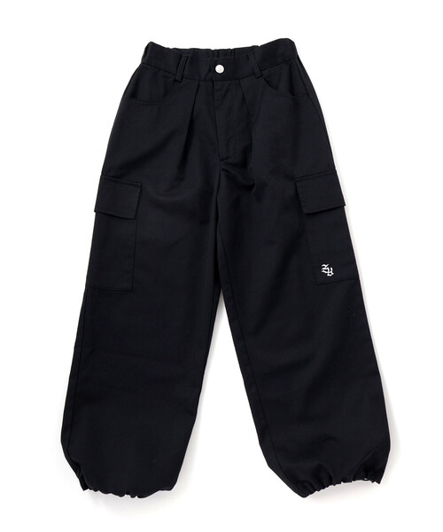 ZIDDY（ジディ）の「ツイルカーゴボトム(130~160cm)（カーゴパンツ・キッズ・ブラック/グリーン系その他・140cm/150cm/130cm/FREE）」の9枚目の写真