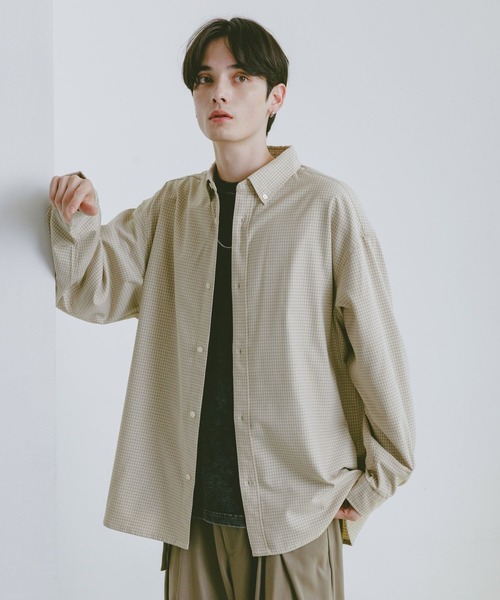 RAGEBLUE(レイジブルー)の「TRブロード/ミニチェックシャツ(シャツ/ブラウス・メンズ・ホワイト系その他/ブラック系その他/ブラウン系その他・MEDIUM/LARGE)」の7枚目の写真