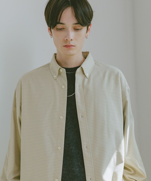 RAGEBLUE(レイジブルー)の「TRブロード/ミニチェックシャツ(シャツ/ブラウス・メンズ・ホワイト系その他/ブラック系その他/ブラウン系その他・MEDIUM/LARGE)」の10枚目の写真