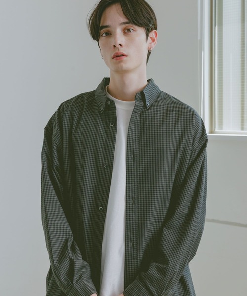 RAGEBLUE(レイジブルー)の「TRブロード/ミニチェックシャツ(シャツ/ブラウス・メンズ・ホワイト系その他/ブラック系その他/ブラウン系その他・MEDIUM/LARGE)」の17枚目の写真