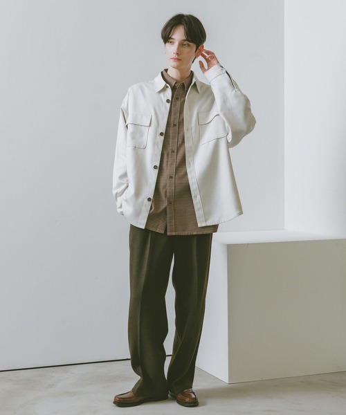 RAGEBLUE(レイジブルー)の「TRブロード/ミニチェックシャツ(シャツ/ブラウス・メンズ・ホワイト系その他/ブラック系その他/ブラウン系その他・MEDIUM/LARGE)」の18枚目の写真