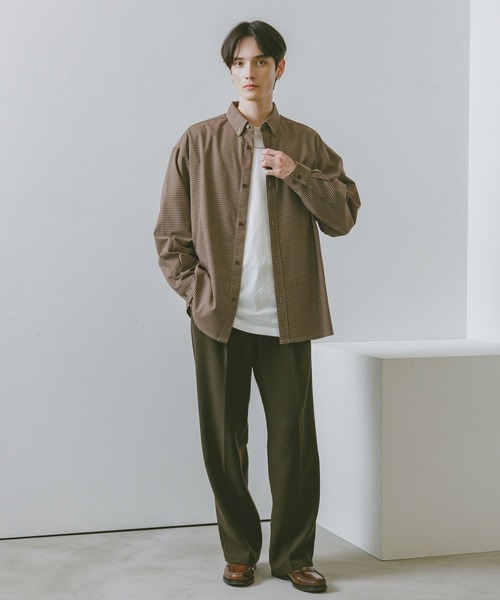 RAGEBLUE(レイジブルー)の「TRブロード/ミニチェックシャツ(シャツ/ブラウス・メンズ・ホワイト系その他/ブラック系その他/ブラウン系その他・MEDIUM/LARGE)」の19枚目の写真