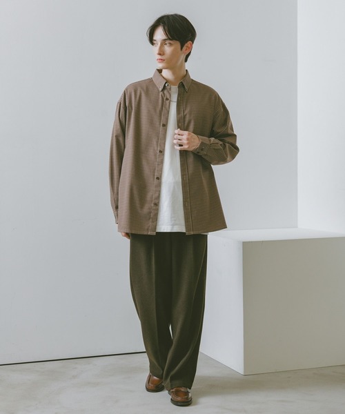 RAGEBLUE(レイジブルー)の「TRブロード/ミニチェックシャツ(シャツ/ブラウス・メンズ・ホワイト系その他/ブラック系その他/ブラウン系その他・MEDIUM/LARGE)」の21枚目の写真