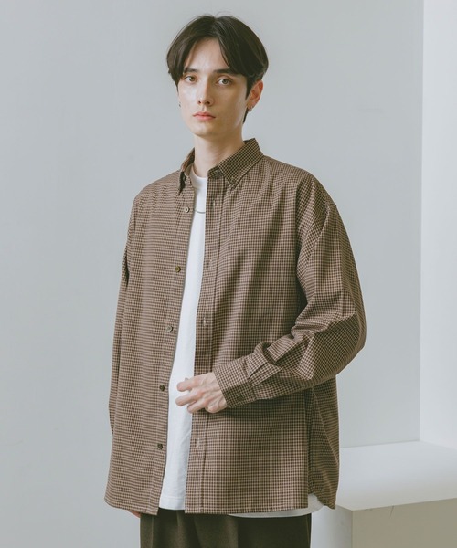 RAGEBLUE(レイジブルー)の「TRブロード/ミニチェックシャツ(シャツ/ブラウス・メンズ・ホワイト系その他/ブラック系その他/ブラウン系その他・MEDIUM/LARGE)」の22枚目の写真