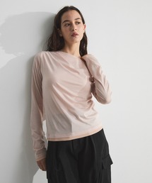 CITY TOKYO | Drape Layered Tops/ドレープレイヤードトップス/カットソー(Tシャツ/カットソー)