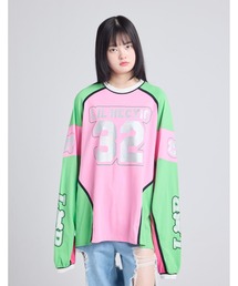 Little sunny bite（リトルサニーバイト）の「【RES】【little sunny bite】numbering long tee（Tシャツ/カットソー）」