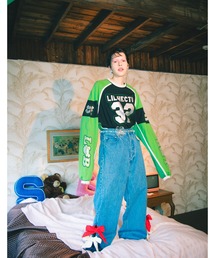 Little sunny bite（リトルサニーバイト）の「【RES】【little sunny bite】numbering long tee（Tシャツ/カットソー）」