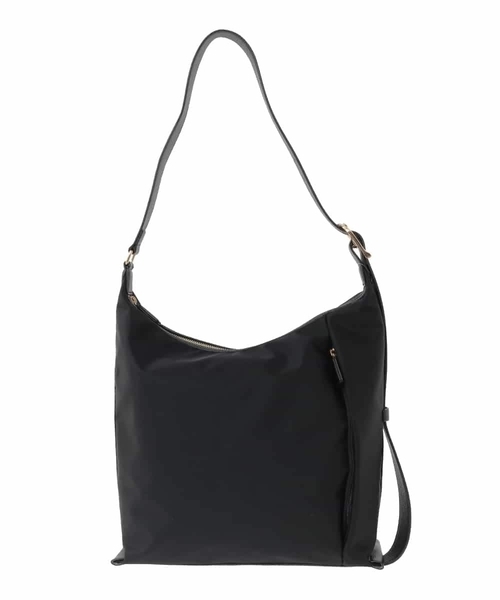 a.v.v（アーヴェヴェ）の「ナイロンショルダー（ショルダーバッグ・レディース・グレー系その他/アイボリー/ブラック・38）」の22枚目の写真