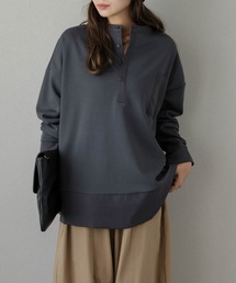 ヘンリーネックプルオーバー