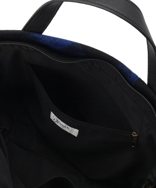 Dessin（デッサン）の「チェック柄ボートトートバッグ（トートバッグ・レディース・ブルー系6/ネイビー系4/レッド系6・00）」の13枚目の写真