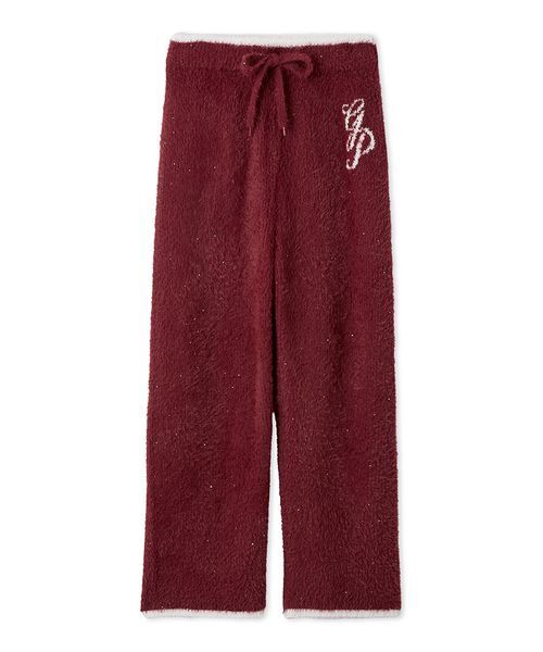 ラメフェザーロングパンツ（ルームウェア/パジャマ）｜gelato pique