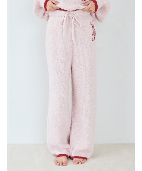 セール】ラメフェザーロングパンツ（ルームウェア/パジャマ）｜gelato