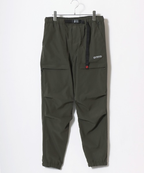 OUTDOOR PRODUCTS（アウトドアプロダクツ）の「OUTDOOR PRODUCTS / アウトドア プロダクツ 裏フリース 撥水 防風 ストレッチ ワンポイントロゴ ナイロンクライミングパンツ レディース メンズ ジョガーパンツ（その他パンツ・メンズ・カーキ/ブラック/ネイビー・M/LL/L）」の6枚目の写真