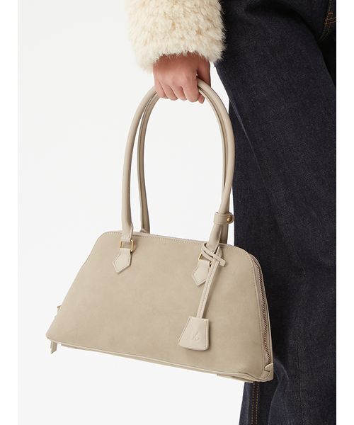 Mila Owen（ミラオーウェン）の「ボストンショルダーバッグ（ショルダーバッグ・レディース・レッド/ブラウン/アイボリー/ブラック・F）」の5枚目の写真