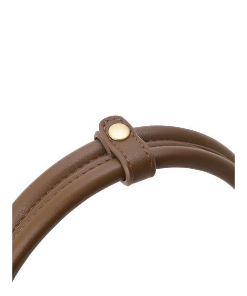 Mila Owen（ミラオーウェン）の「ボストンショルダーバッグ（ショルダーバッグ・レディース・レッド/ブラウン/アイボリー/ブラック・F）」の11枚目の写真