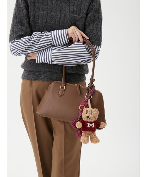 Mila Owen（ミラオーウェン）の「ボストンショルダーバッグ（ショルダーバッグ・レディース・レッド/ブラウン/アイボリー/ブラック・F）」の14枚目の写真