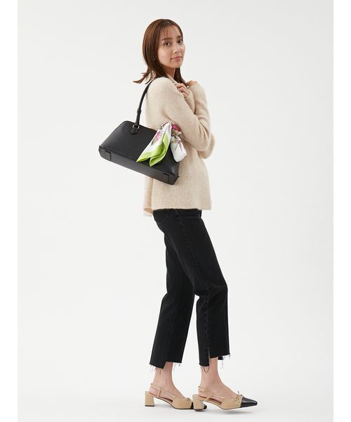 Mila Owen（ミラオーウェン）の「ボストンショルダーバッグ（ショルダーバッグ・レディース・レッド/ブラウン/アイボリー/ブラック・F）」の17枚目の写真