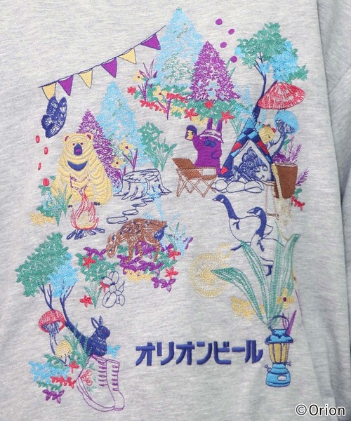 153709 orion ScoLar アニマルキャンプ刺繍PO rion delfino