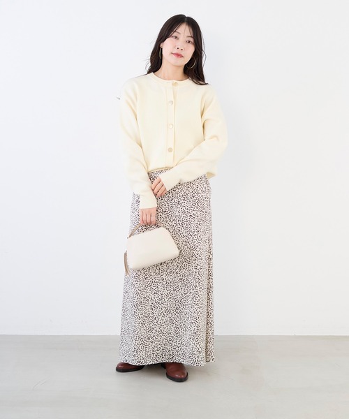 MICA&DEAL(マイカ&ディール)の「接結ニットカーディガン(カーディガン/ボレロ・レディース・オフホワイト/ブラック/キャメル/イエロー・FREE)」の17枚目の写真