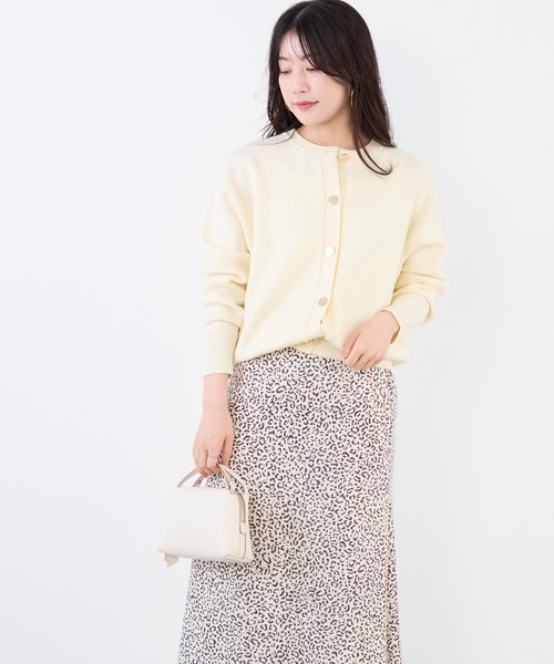 MICA&DEAL(マイカ&ディール)の「接結ニットカーディガン(カーディガン/ボレロ・レディース・オフホワイト/ブラック/キャメル/イエロー・FREE)」の18枚目の写真
