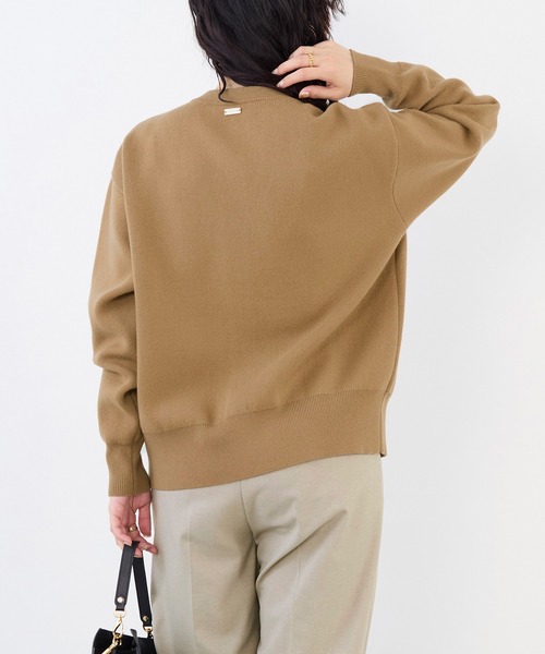 MICA&DEAL(マイカ&ディール)の「接結ニットカーディガン(カーディガン/ボレロ・レディース・オフホワイト/ブラック/キャメル/イエロー・FREE)」の15枚目の写真