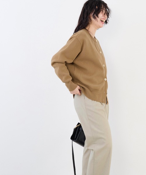 MICA&DEAL(マイカ&ディール)の「接結ニットカーディガン(カーディガン/ボレロ・レディース・オフホワイト/ブラック/キャメル/イエロー・FREE)」の16枚目の写真