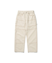 HISHANDER（ヒズハンダー）の「DOUBLE KNEE DENIM PANTS [Ecru]（デニムパンツ）」