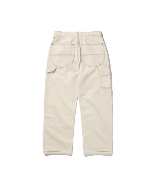 HISHANDER（ヒズハンダー）の「DOUBLE KNEE DENIM PANTS [Ecru]（デニムパンツ・メンズ・その他・1/2/3）」の12枚目の写真