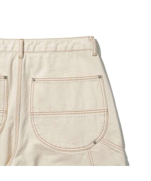 HISHANDER（ヒズハンダー）の「DOUBLE KNEE DENIM PANTS [Ecru]（デニムパンツ・メンズ・その他・1/2/3）」の9枚目の写真