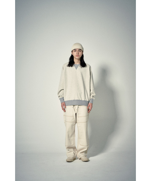 HISHANDER（ヒズハンダー）の「DOUBLE KNEE DENIM PANTS [Ecru]（デニムパンツ・メンズ・その他・1/2/3）」の5枚目の写真