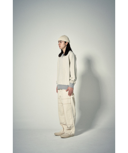 HISHANDER（ヒズハンダー）の「DOUBLE KNEE DENIM PANTS [Ecru]（デニムパンツ・メンズ・その他・1/2/3）」の4枚目の写真