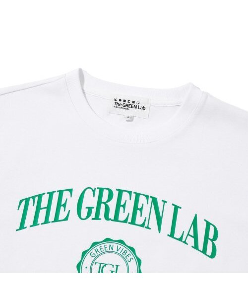 THE GREEN LAB（ザグリーンラボ）の「バスティグラフィック半袖Tシャツ[ホワイト]（Tシャツ/カットソー・メンズ・その他・MEDIUM/LARGE/X-LARGE/SMALL）」の2枚目の写真