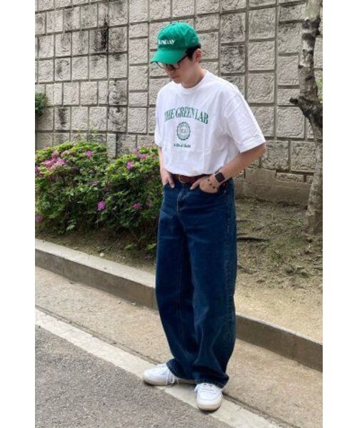 THE GREEN LAB（ザグリーンラボ）の「バスティグラフィック半袖Tシャツ[ホワイト]（Tシャツ/カットソー・メンズ・その他・MEDIUM/LARGE/X-LARGE/SMALL）」の6枚目の写真