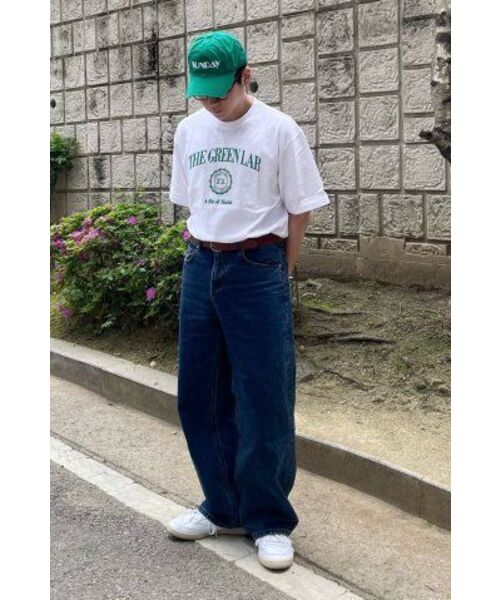THE GREEN LAB（ザグリーンラボ）の「バスティグラフィック半袖Tシャツ[ホワイト]（Tシャツ/カットソー・メンズ・その他・MEDIUM/LARGE/X-LARGE/SMALL）」の9枚目の写真