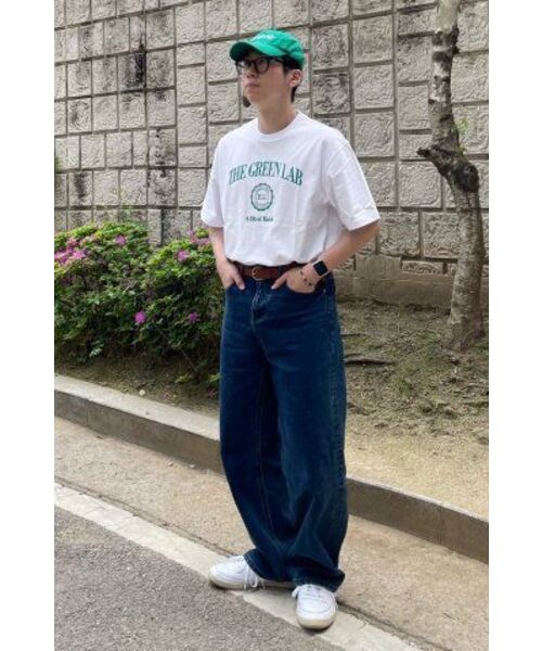 THE GREEN LAB（ザグリーンラボ）の「バスティグラフィック半袖Tシャツ[ホワイト]（Tシャツ/カットソー・メンズ・その他・MEDIUM/LARGE/X-LARGE/SMALL）」の10枚目の写真