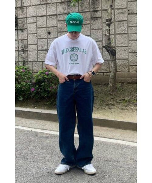 THE GREEN LAB（ザグリーンラボ）の「バスティグラフィック半袖Tシャツ[ホワイト]（Tシャツ/カットソー・メンズ・その他・MEDIUM/LARGE/X-LARGE/SMALL）」の12枚目の写真